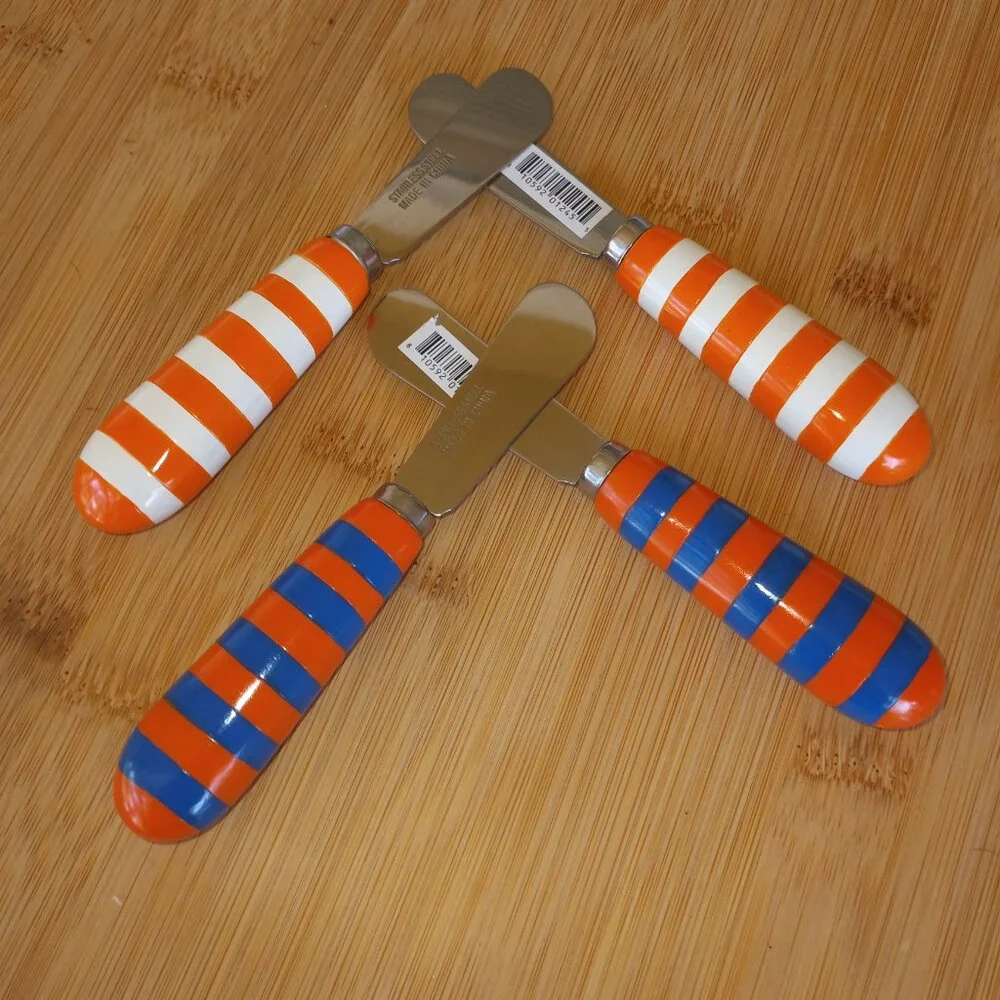 pair of cheese butter spreader knives choose a pattern - quantities available